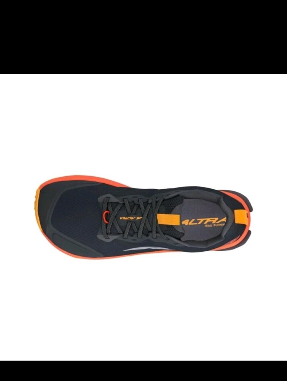 Altra Men's Lone Peak 9 Zero‑Drop Trail Running Shoes -Black/Red - Picture 7 of 9